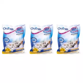 ORDINETT náplň do pohlcovača vlhkosti, 3 x 450 g, citrón