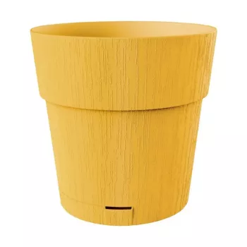 STEFANPLAST Ethica Kvetináč s podmisou Ø40x39cm horčicovo žltá