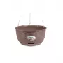 STEFANPLAST Závesný kvetináč Natural Ø30x14,5cm hnedá