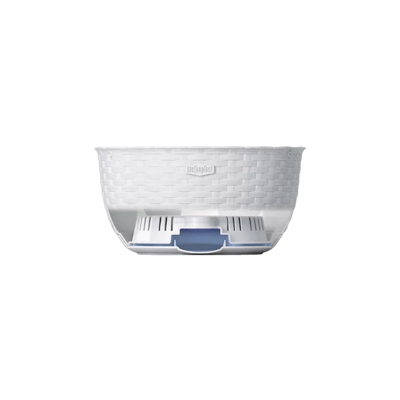 STEFANPLAST Závesný kvetináč Natural Ø30x14,5cm hnedá