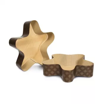GUARDINI Hviezdicové formy na pečenie z papiera 3 ks Easy Bake 25x21cm