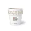 STEFANPLAST Gaia Kvetináč s podmisou Ø25x25cm biela