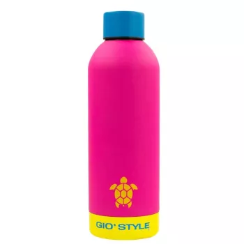 GIOSTYLE Fluo Fľaša na pitie 0,75L sortiment ružová/žltá/zelená/modrá