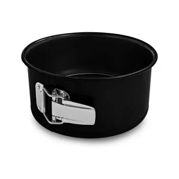 Guardini Gardenia Forma na pečenie s odnímateľným okrajom s vysokým dnom, priemer 20 cm, výška 8,5 cm, uhlíková oceľ, nepriľnavý povrch, čierna