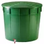 STEFANPLAST Sud na dažďovú vodu 500L s vekom a kohútikom Ø100x85cm zelený