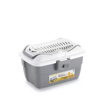 STEFANPLAST prepravný box Mini Gulliver 40x30x24cm biela/sivá