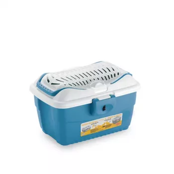 STEFANPLAST prepravný box Mini Gulliver 40x30x24cm biela/modrá
