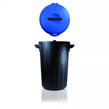 GIOSTYLE Eco Solution 35L odpadkový kôš tmavosivý/modrý 42,5x37,5x54cm