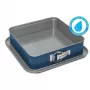 GUARDINI XBake hranatá forma na pečenie 24x24x7 cm nepriľnavá uhlíková oceľ antracitovo sivá