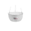 STEFANPLAST závesný kvetináč Natural Ø30x14,5cm biela