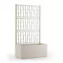 STEFANPLAST kvetináč s mriežkou Ethica 80x36x140 cm biela