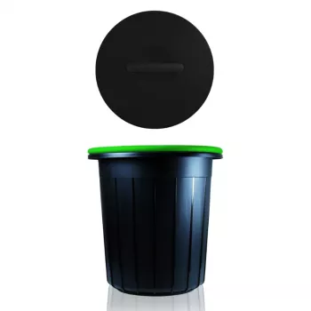 GIOSTYLE Eco Solution 25L odpadkový kôš tmavosivý/zelený