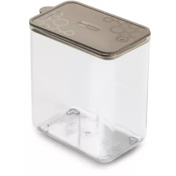GIOSTYLE úložný box obdĺžnikový L 1,8L Con.Tengo 15,5x10x17,1cm sivohnedá