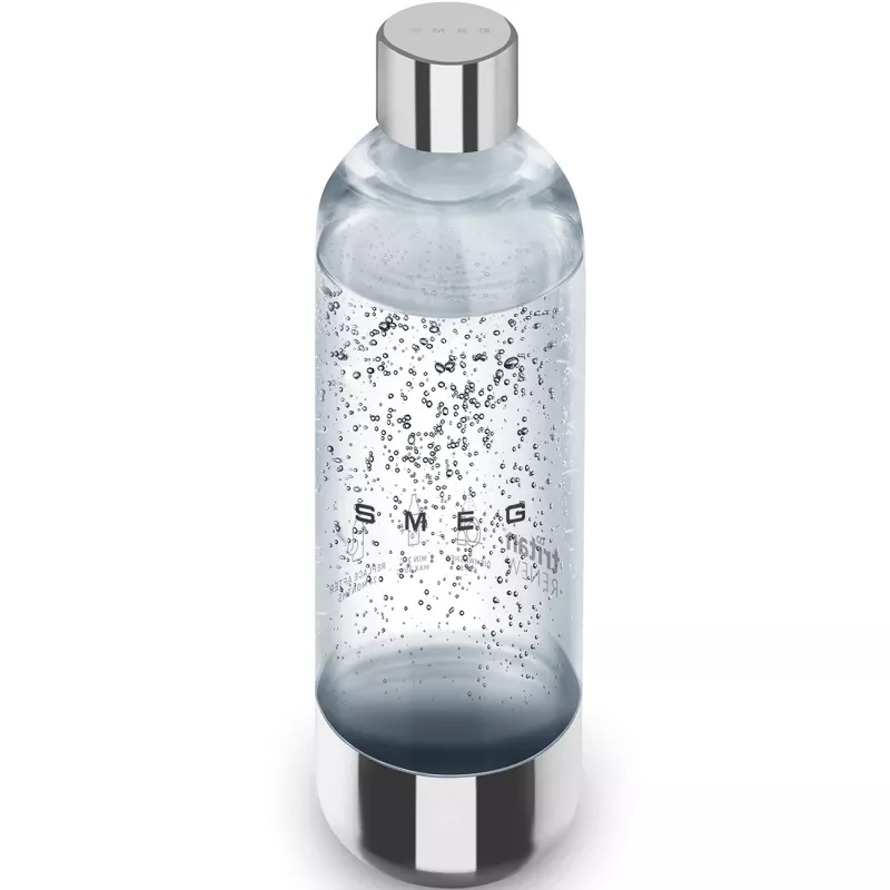 SMEG SKSB01 Náhradná fľaša pre výrobník sódy SKC01, 1 liter, PET plast, transparentná