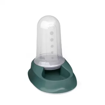 STEFANPLAST Chic automatický dávkovač krmiva a vody pre domáce zvieratá, 2L, zelený
