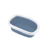 STEFANPLAST Sprint 10 otvorené WC pre mačky 43x31x14 cm modrá/biela