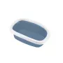 STEFANPLAST Sprint 10 otvorené WC pre mačky 43x31x14 cm modrá/biela