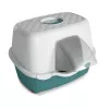 STEFANPLAST WC pre mačky Tres Chic Outdoor 56x54,5x39cm biela/zelená