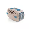 STEFANPLAST Gulliver 3 prepravný box pre domáce zvieratá 61x40x38 cm biely travertín s plastovými dvierkami