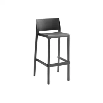 BICA záhradná barová stolička Volga Stool 75 50x50x99cm sivá