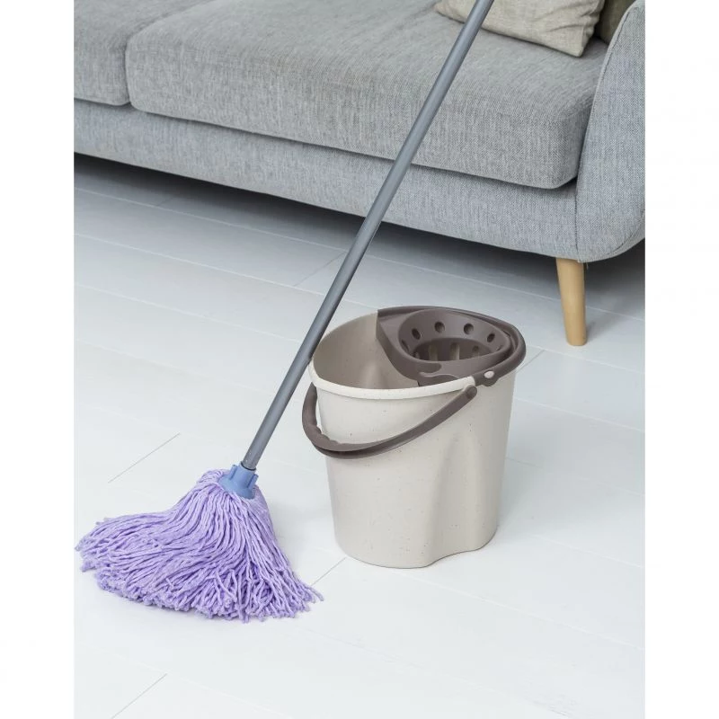 Tatay Ecohome Odpadkový kôš 12 L s tlačidlom, sivý (151104106)