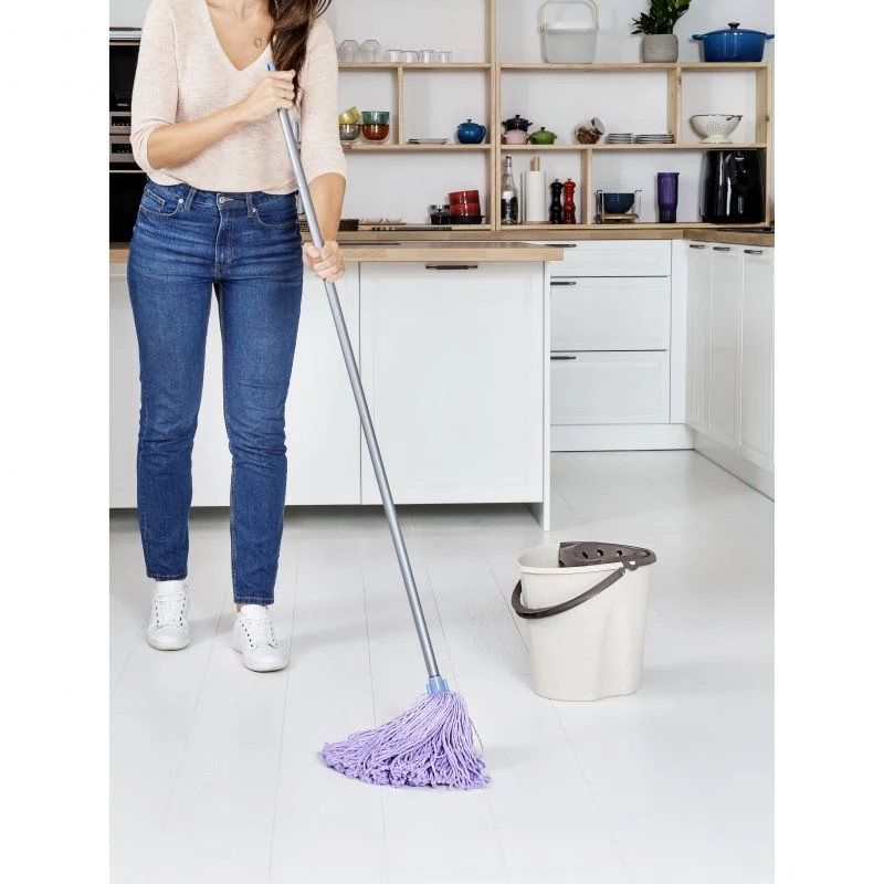 Tatay Ecohome Odpadkový kôš 12 L s tlačidlom, sivý (151104106)