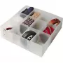 ORDINETT organizér L 30,5x30,5x10cm Top Class transparentná úložná krabica