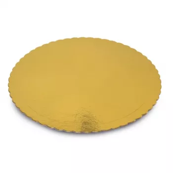 GUARDINI Easy Bake papierové formy na tortu zlaté 32 cm 2 ks