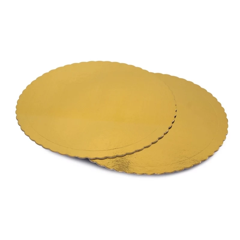 GUARDINI Easy Bake papierové formy na tortu zlaté 32 cm 2 ks