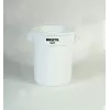 Rubbermaid BRUTE 75,7L biely okrúhly kontajner s vetracími kanálikmi, bez veka FG262000WHT