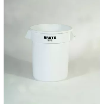 Rubbermaid BRUTE 75,7L biely okrúhly kontajner s vetracími kanálikmi, bez veka FG262000WHT