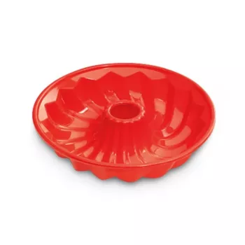 GUARDINI Savarin forma na pečenie silikón Juliette Ø24x5,5cm červená