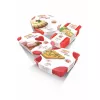GUARDINI Savarin forma na pečenie silikón Juliette Ø24x5,5cm červená