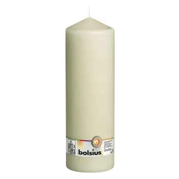 BOLSIUS valcový tienidlo na sviečku Ø300x98mm béžové