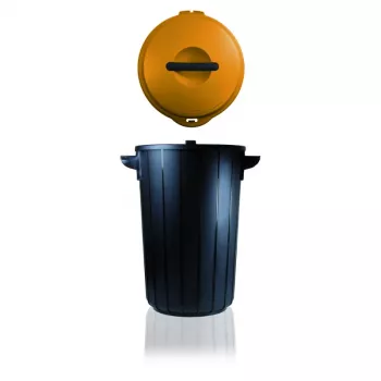 GIOSTYLE Eco Solution 35L odpadkový kôš tmavosivý/žltý