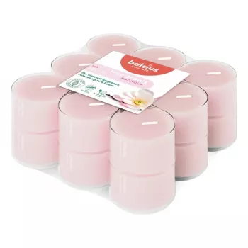 BOLSIUS True Scents Magnolia vonné čajové sviečky – 18 ks, 4 hod. doba horenia