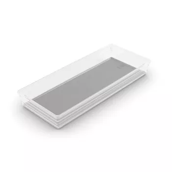 KIS Box Sistemo organizér 8, 37,5 x 15 x 5 cm, transparentná/svetlosivá