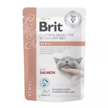 BRIT VD Renal Cat Pouch - mokré krmivo pre mačky - 12x85g