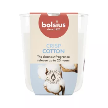 BOLSIUS True Scents Fresh Cotton vonná sviečka v skle Ø80x73mm