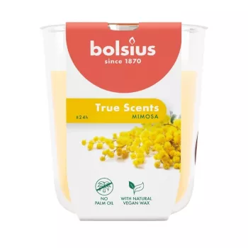 BOLSIUS True Scents Mimosa vonná sviečka v skle Ø80x73mm