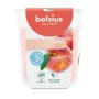 Bolsius True Scents Vonná sviečka v sklenenej nádobe, broskyňa, Ø80x73 mm
