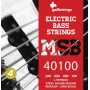 Galli MSB-40100 S Super Bright struny na basgitaru - sada 4 strún, poniklovaná oceľ, okrúhle vinutie, .040-.100, dlhá menzúra