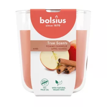 BOLSIUS True Scents vonná sviečka sklo jablko škorica 97x85mm