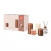 BOLSIUS Cozy Hideaway Apple Cinnamon darčeková sada – tekuté mydlo, telové mlieko & vonná sviečka