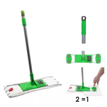 SAUBER kefa na podlahu 60cm s teleskopickou rúčkou
