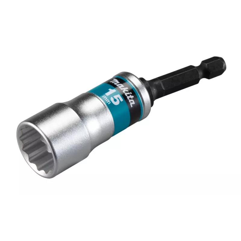 Makita E-03501 torzný nástrčný kľúč 15 mm, 1/4 palca šesťhranná stopka, 6-hran