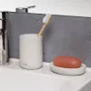 TATAY Soft Ceramic držiak na zubné kefky, biely