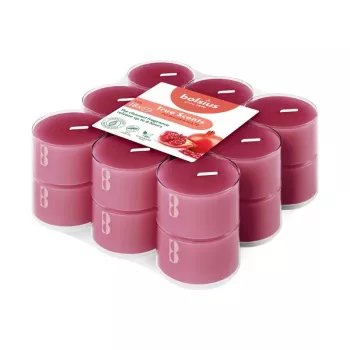 BOLSIUS True Scents Granátové jablko aroma čajové sviečky 18 ks