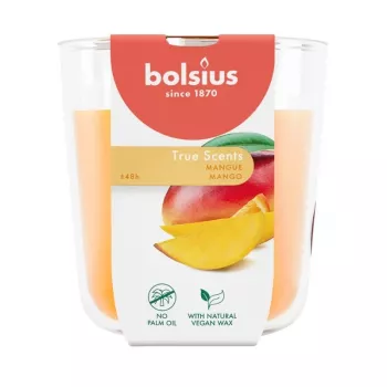 BOLSIUS True Scents Mango vonná sviečka v skle, Ø97x85 mm