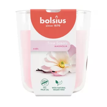 BOLSIUS True Scents vonná sviečka v skle - Magnolia, Ø97x85 mm